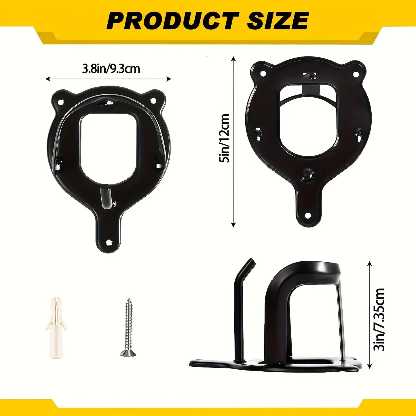 12/6/1Pc Horse Bridle Rack, Bridle Bracket Bridle Hook with Tubes and Screw Horse Tack Storage Halter Hanger Metal Bridle Holder