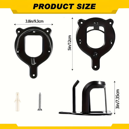 12/6/1Pc Horse Bridle Rack, Bridle Bracket Bridle Hook with Tubes and Screw Horse Tack Storage Halter Hanger Metal Bridle Holder