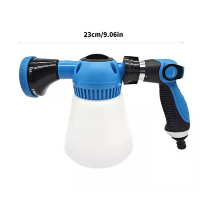 Light Weight Plastic Horse Wash Sprayer with 6 Sprays Patterns Adjustable Foam Sprays Bottle for Gentle Pet Bathing