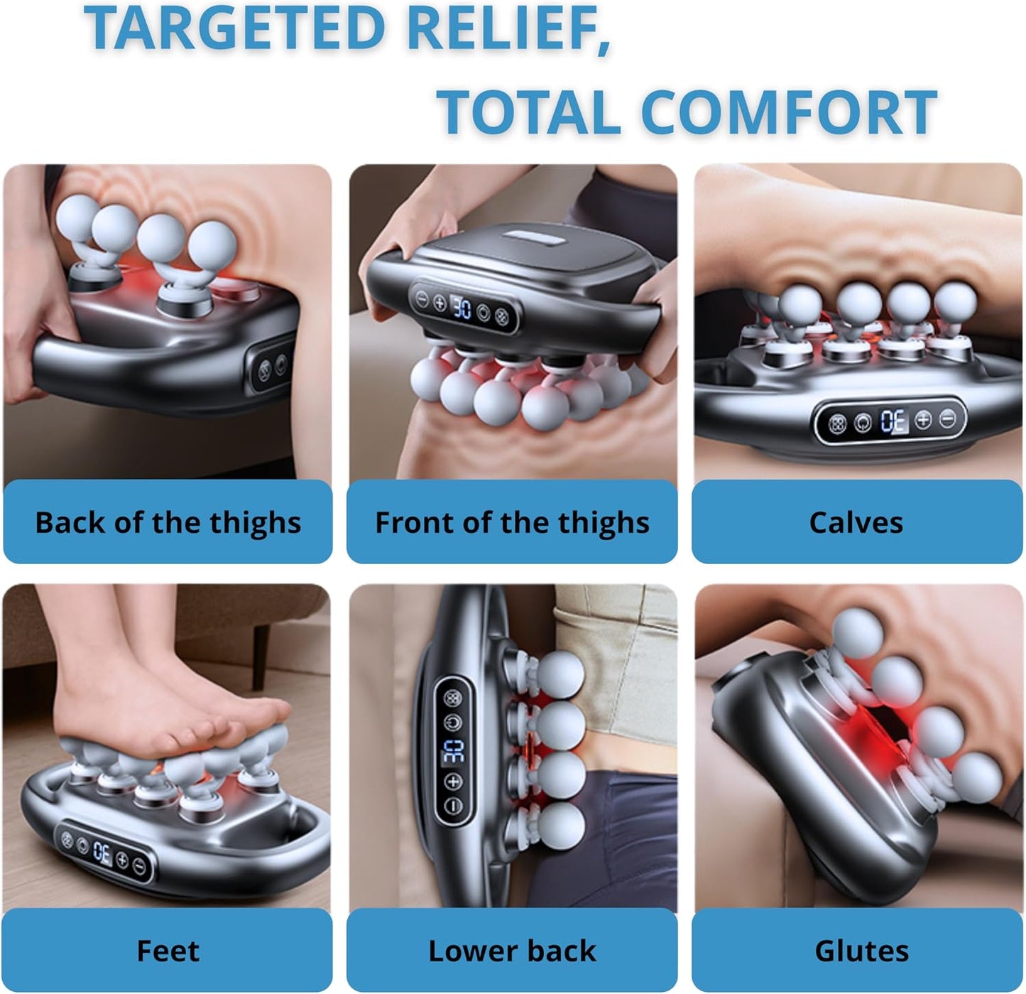 16 Head Massage Gun Deep Tissue for Back – Deep Tissue Massager