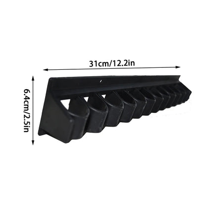 Wall Mounted Stables Horse Riding Whip Rack Holder Equestrian Bracket Holds up to 12 Whips Riding Horse Equipment Accessories