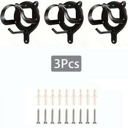 12/6/1Pc Horse Bridle Rack, Bridle Bracket Bridle Hook with Tubes and Screw Horse Tack Storage Halter Hanger Metal Bridle Holder