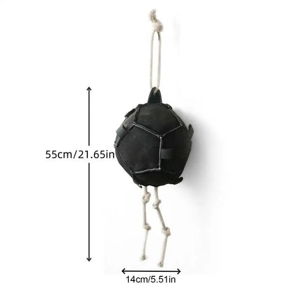 Horse Carrot Feeding Ball Toy Hay Feeder Toy Ball Hanging Feeding Toy for Horse Horse Goat Sheep Relieve Stress Horse Treat Ball