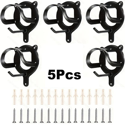 12/6/1Pc Horse Bridle Rack, Bridle Bracket Bridle Hook with Tubes and Screw Horse Tack Storage Halter Hanger Metal Bridle Holder