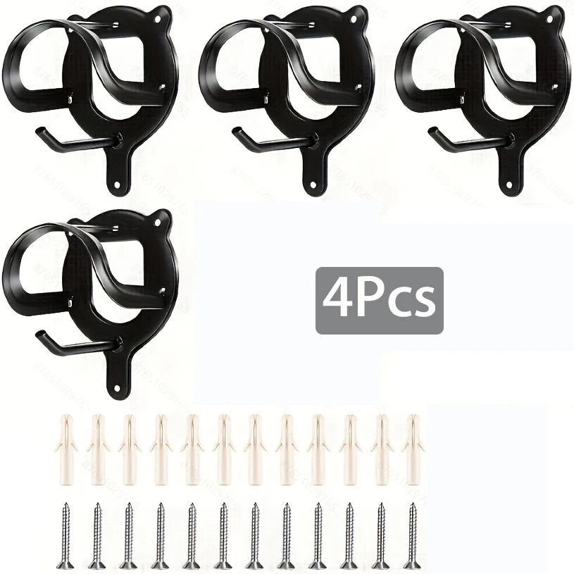 12/6/1Pc Horse Bridle Rack, Bridle Bracket Bridle Hook with Tubes and Screw Horse Tack Storage Halter Hanger Metal Bridle Holder