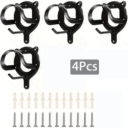 12/6/1Pc Horse Bridle Rack, Bridle Bracket Bridle Hook with Tubes and Screw Horse Tack Storage Halter Hanger Metal Bridle Holder