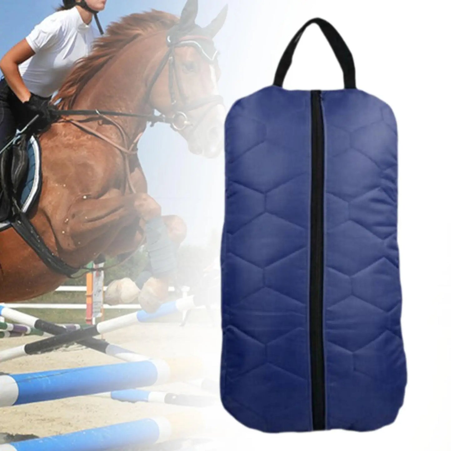 Horses Bridle Halter Storage Bag with Handle Durable Oxford Cloth Large Capacity Organizer for Riding and Stable