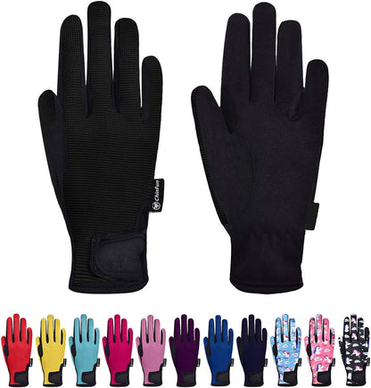 Horse Riding Glove Equestrian Gloves for Kids Boys Girls