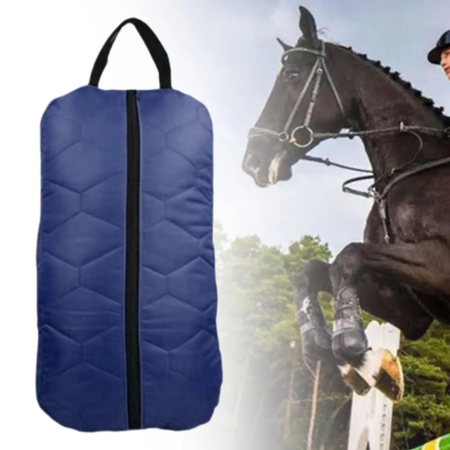 Horses Bridle Halter Storage Bag with Handle Durable Oxford Cloth Large Capacity Organizer for Riding and Stable
