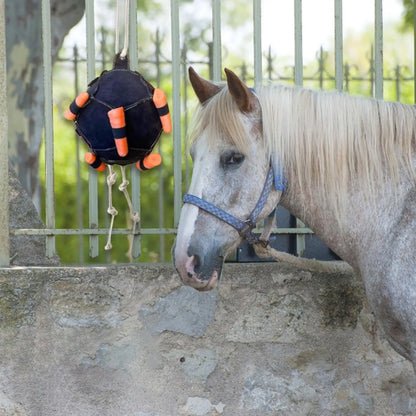 Horse Carrot Feeding Ball Toy Hay Feeder Toy Ball Hanging Feeding Toy for Horse Horse Goat Sheep Relieve Stress Horse Treat Ball