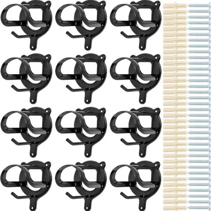 12/6/1Pc Horse Bridle Rack, Bridle Bracket Bridle Hook with Tubes and Screw Horse Tack Storage Halter Hanger Metal Bridle Holder